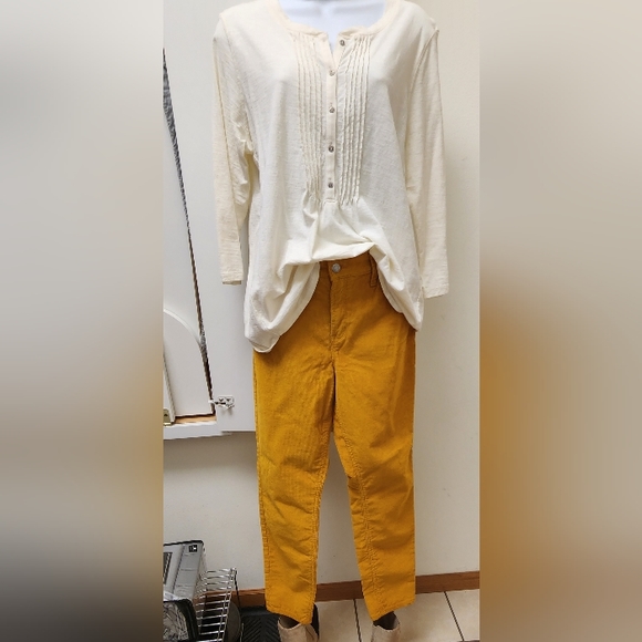 Old Navy, Cordury, Fall Marigold, 10P, High Rise Skinny pants - Picture 4 of 7